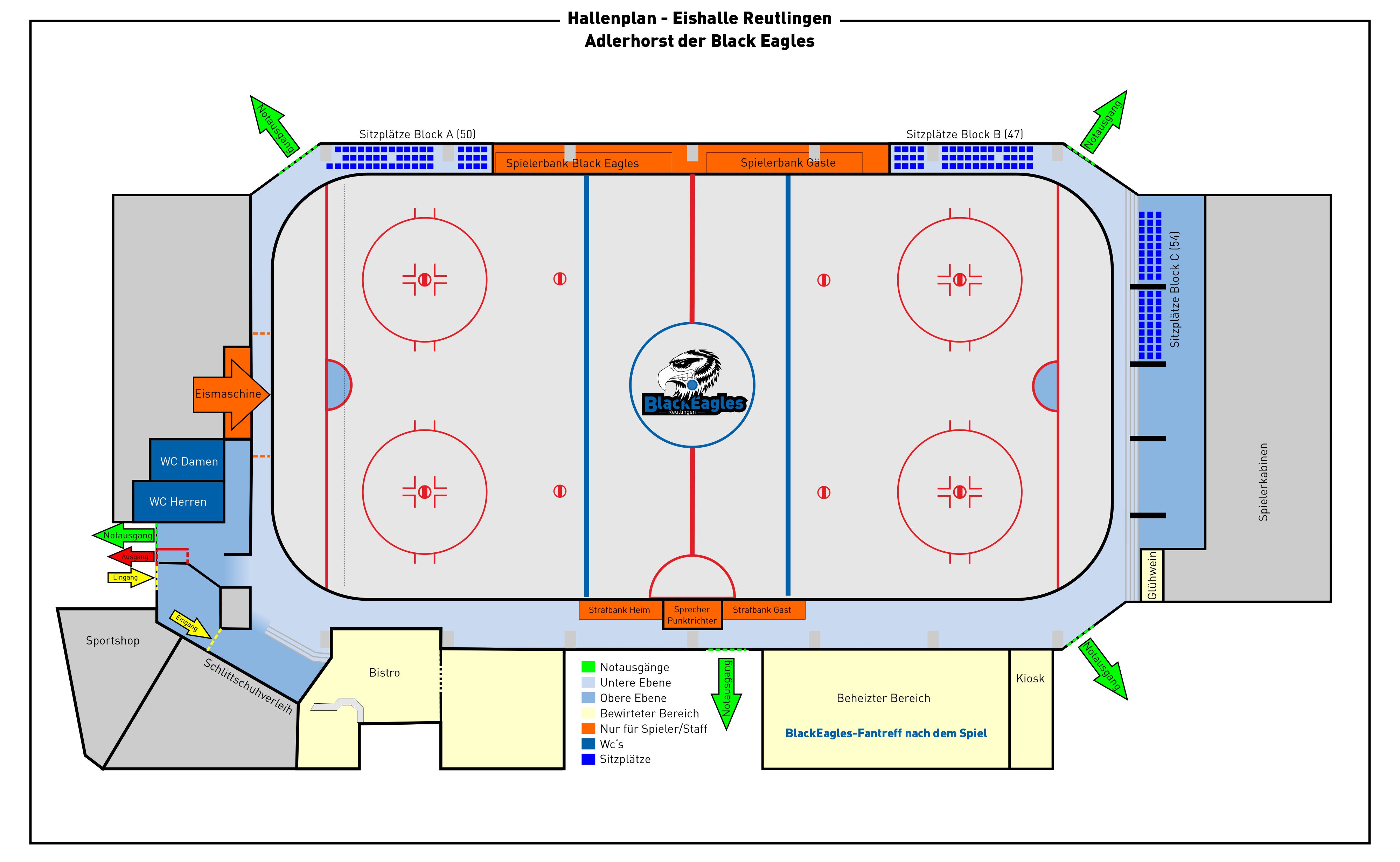 Black Eagles Arena Plan
